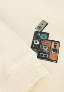 FILLING PIECES sweater sweatshirt speaker wall creme Best