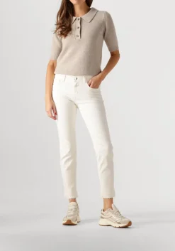 HERSKIND top alberto knit polo blouse creme Clearance