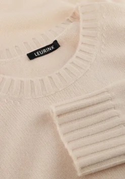 LEURINK KNIT trui rifredo o-neck creme Clearance