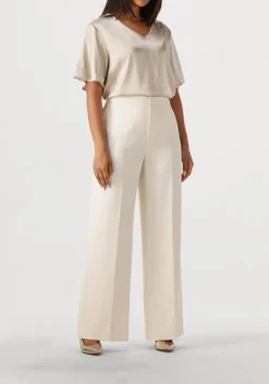 MOS MOSH blouses mmevie v-neck satin blouse creme Hot