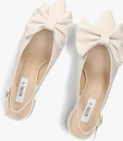 NOTRE-V slingbacks 35503 creme Best