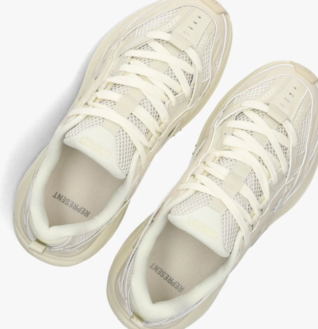REPRESENT lage sneakers storm runner creme Hot