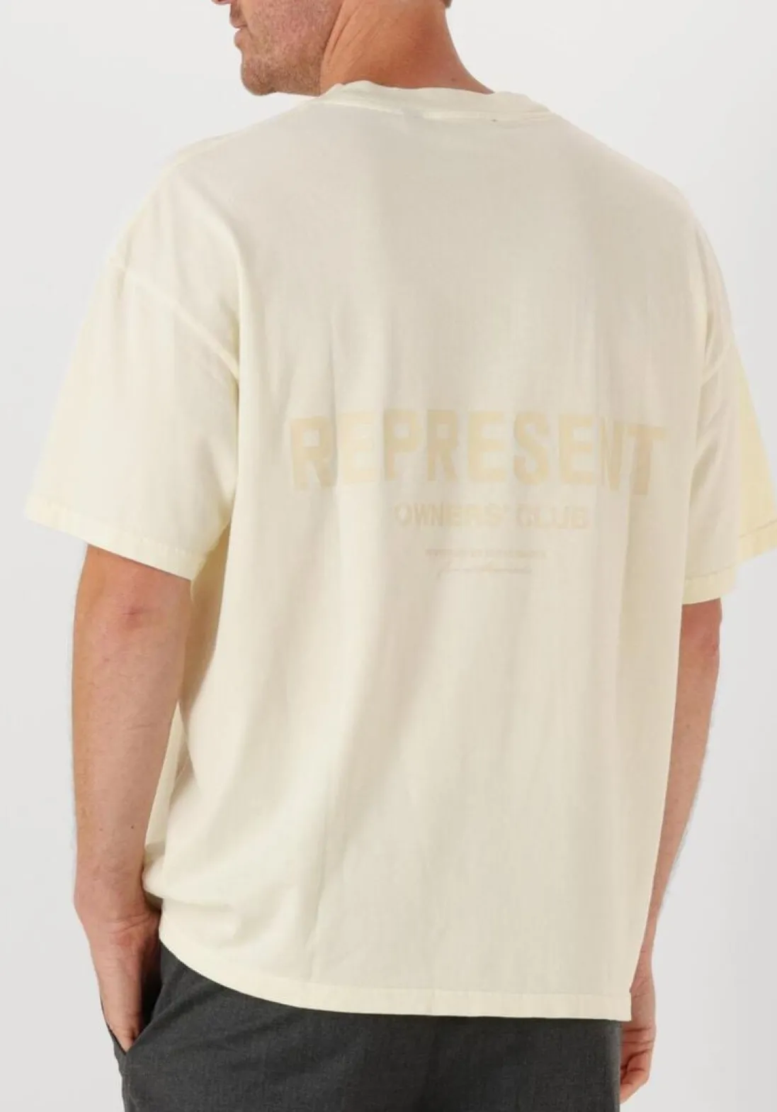 REPRESENT t-shirt owners club t shirt creme