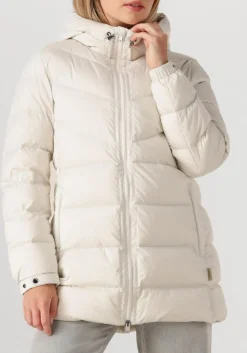 WOOLRICH gewatteerde jas shirley jacket creme Discount