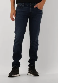 7 FOR ALL MANKIND e slim fit jeans slimmy tapered special editon stretch tek comma donkerblauw Online