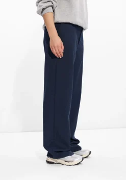ALIX THE LABEL e wijde broek ladies woven clean pants donkerblauw Online