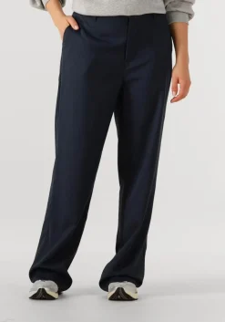 ALIX THE LABEL e wijde broek ladies woven clean pants donkerblauw Online