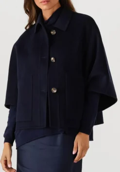 ALTER EGO e faux fur jas lena donkerblauw Hot