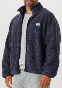 AMERICAN VINTAGE e vest hoktown zip donkerblauw Sale