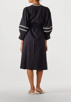 ANTIK BATIK e midi jurk dali dress donkerblauw Hot