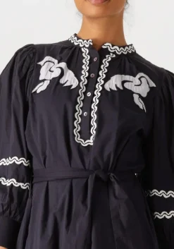 ANTIK BATIK e midi jurk dali dress donkerblauw Hot