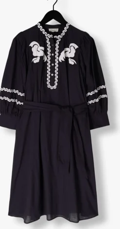 ANTIK BATIK e midi jurk dali dress donkerblauw Hot