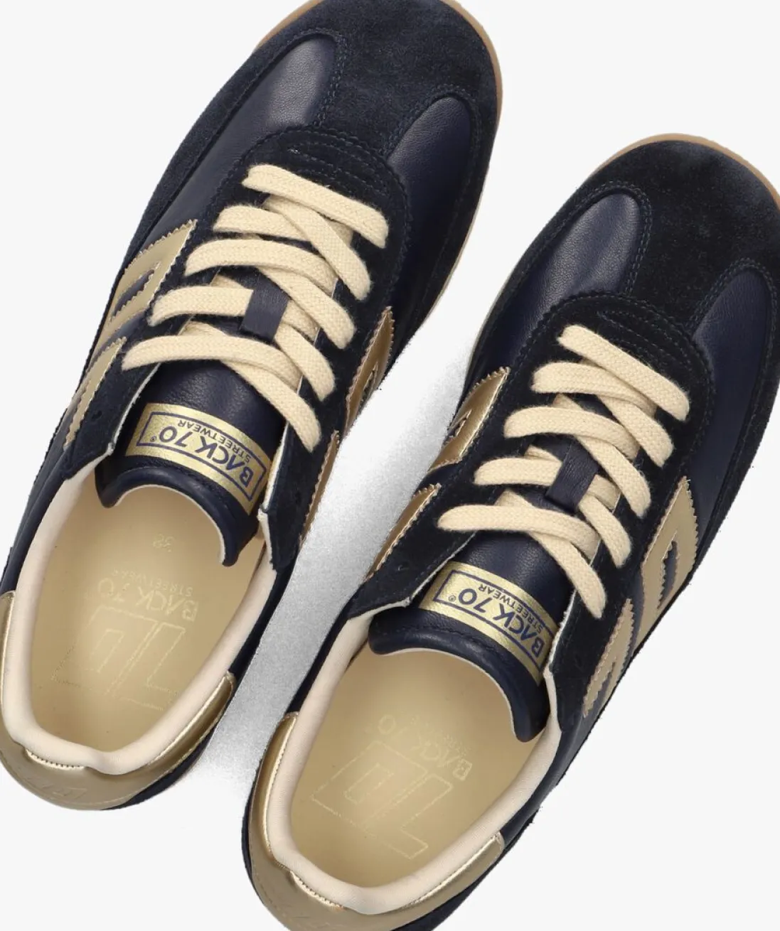 BACK70 e lage sneakers jogger donkerblauw Best