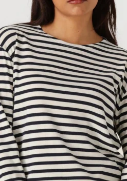 CLOSED e trui basic long sleeve st striped donkerblauw