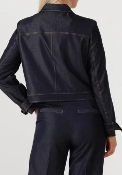 CO'COUTURE e blouses terry denim jacket donkerblauw