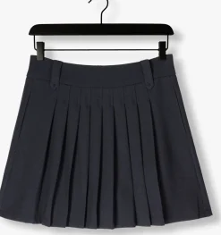 CO'COUTURE e minirok marin plisse skirt donkerblauw Hot