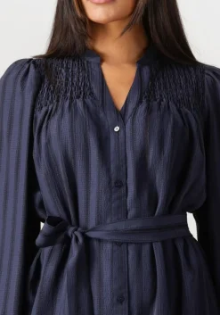 CO'COUTURE e midi jurk lulu dress donkerblauw Discount