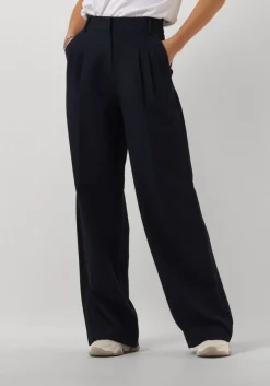 CO'COUTURE e pantalon vola pleated long pant donkerblauw Outlet