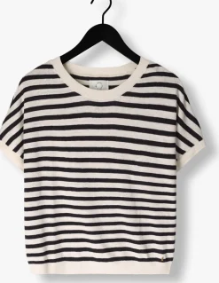 DES PETITS HAUTS e top alexi donkerblauw Sale