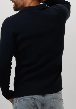 DRYKORN e polo tesuan donkerblauw Outlet