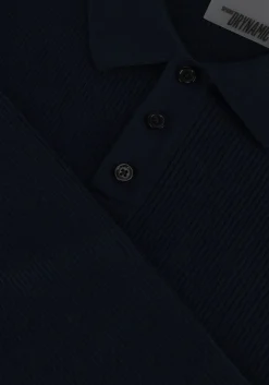 DRYKORN e polo tesuan donkerblauw Outlet
