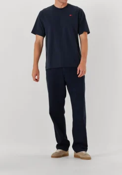 FORÉT e forét chino clay twill pants donkerblauw