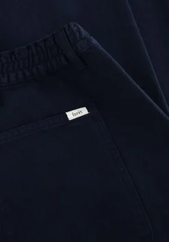FORÉT e forét chino clay twill pants donkerblauw