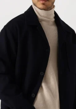 FORÉT e forét jack lodge wool jacket donkerblauw Outlet