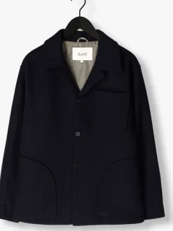 FORÉT e forét jack lodge wool jacket donkerblauw Outlet