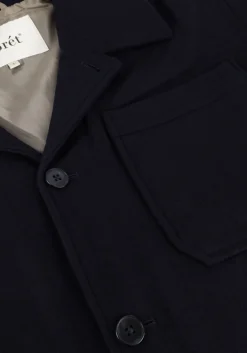 FORÉT e forét jack lodge wool jacket donkerblauw Outlet