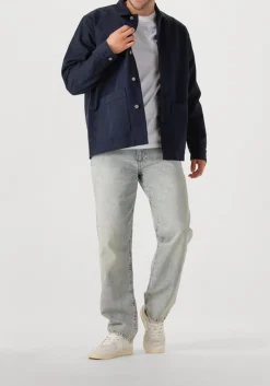 FORÉT e forét overshirts rowan logo overshirt donkerblauw Hot