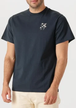FORÉT e forét t-shirt flora t-shirt donkerblauw Discount