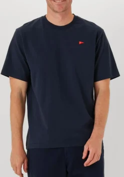 FORÉT e forét t-shirt flag t-shirt donkerblauw Outlet