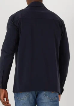 GENTI e overshirt oaks shirt jacket zip donkerblauw Sale