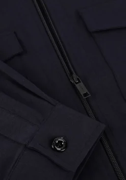 GENTI e overshirt oaks shirt jacket zip donkerblauw Sale
