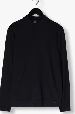 GENTI e trui polo ls donkerblauw Discount