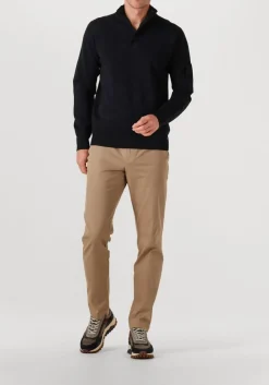 GENTI e trui turtle 3 button ls donkerblauw