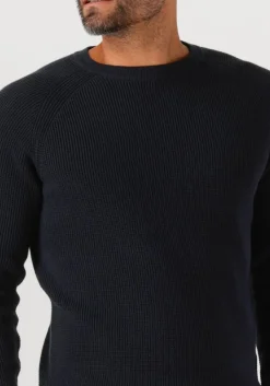 GENTILUOMO e trui round ls raglan donkerblauw Outlet
