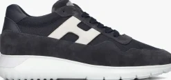 HOGAN e lage sneakers interactive3 allacciato pelle donkerblauw Hot