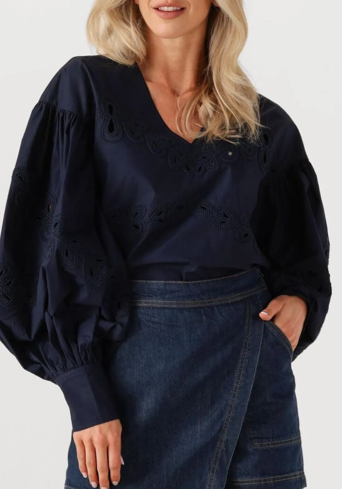 IBANA e blouses torin donkerblauw Sale