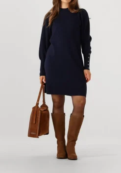 JANICE e midi jurk clay donkerblauw Online