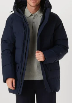 KRAKATAU e gewatteerde jas 125200042 donkerblauw