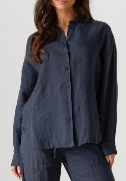 MOSCOW e blouses 94-05-butto-1 donkerblauw Hot