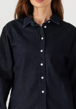 PENN & INK e blouses blouse w25z801 donkerblauw New