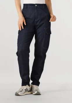 PENN & INK e cargobroeken trousers donkerblauw