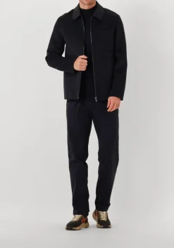 PROFUOMO e chino trouser sportcord donkerblauw Sale