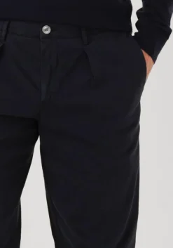 PROFUOMO e chino trouser sportcord donkerblauw Sale