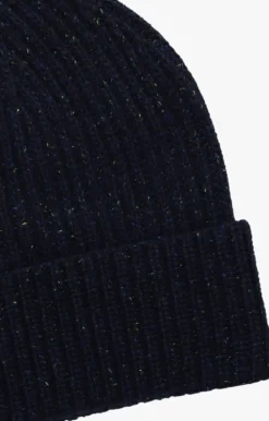 PROFUOMO e muts hat wool polyamide donkerblauw Clearance