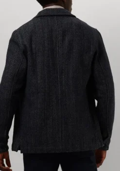 PROFUOMO e overshirt overshirt twill n donkerblauw