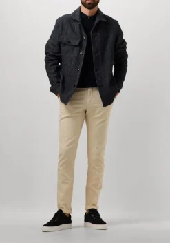 PROFUOMO e overshirt overshirt twill n donkerblauw